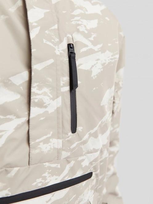 Fundango Tilbury Logo Anorak herren skijacke grau 6
