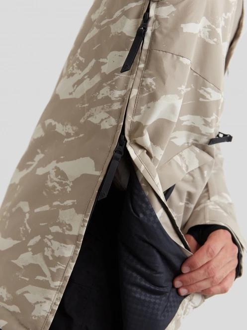 Fundango Tilbury Logo Anorak herren skijacke grau 8