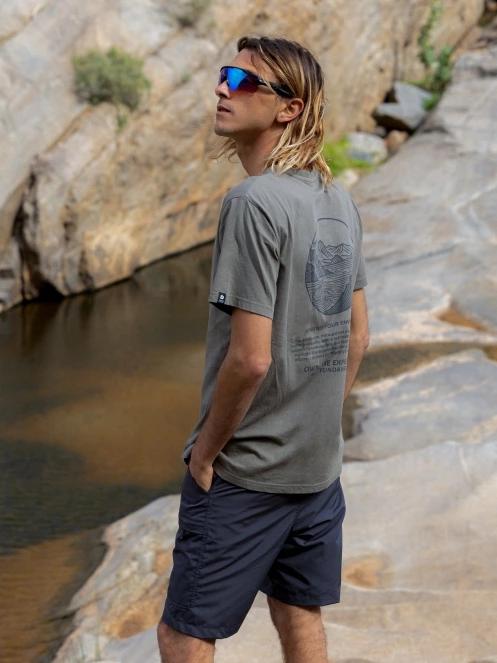 Fundango Elkford Cargo Trekking Shorts herren wandershorts mit seitentaschen grau 7