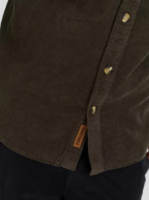 Fundango Oregon Corduroy Shirt herren langarmhemd grün 5