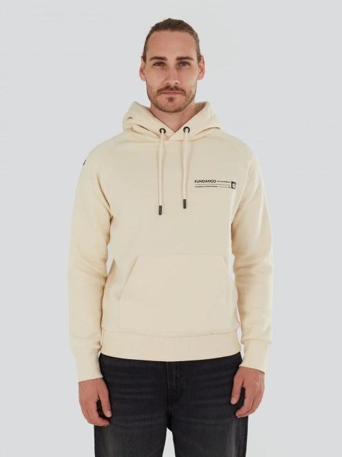 Fundango Talis Hooded Sweatshirt herren kapuzenpullover sand 2