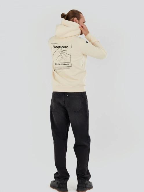 Fundango Talis Hooded Sweatshirt herren kapuzenpullover sand 4