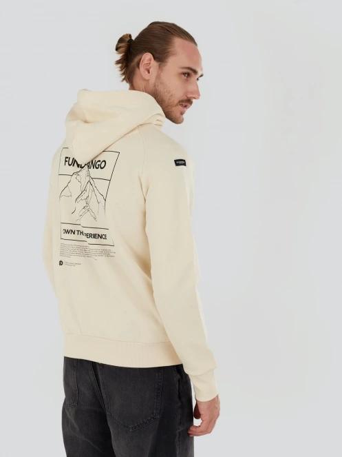 Fundango Talis Hooded Sweatshirt herren kapuzenpullover sand 5