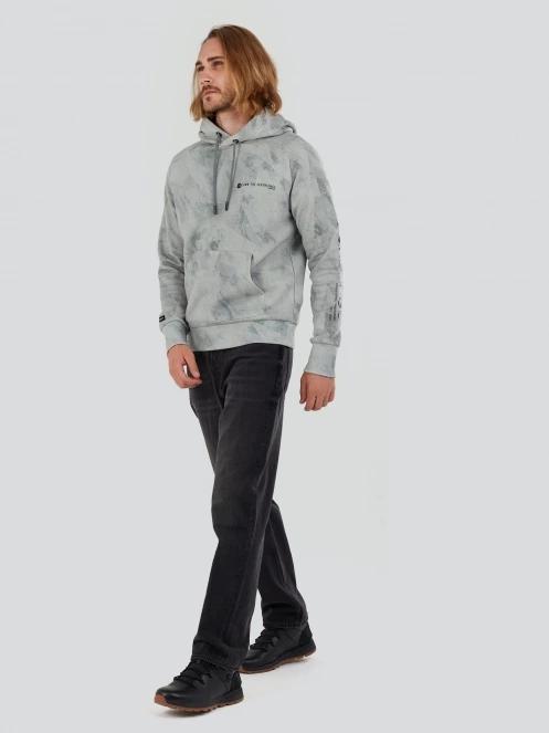 Fundango Talis Hooded Sweatshirt herren kapuzenpullover grün 4