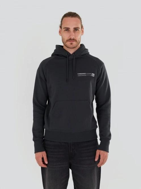 Fundango Talis Hooded Sweatshirt herren kapuzenpullover grau 2