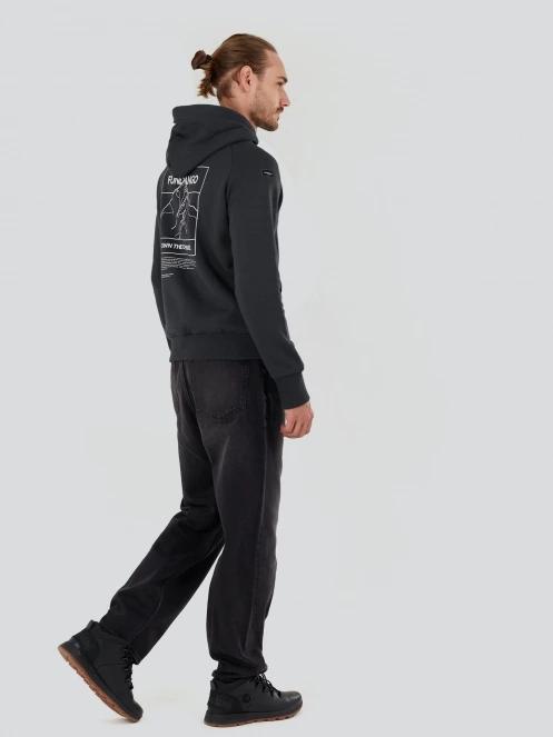 Fundango Talis Hooded Sweatshirt herren kapuzenpullover grau 4