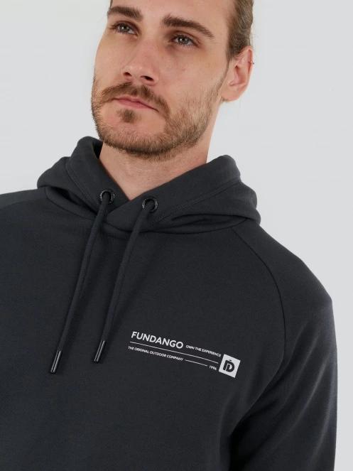 Fundango Talis Hooded Sweatshirt herren kapuzenpullover grau 6