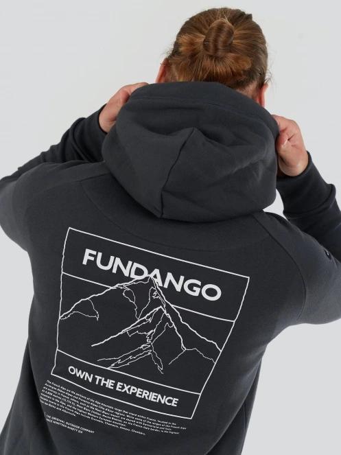 Fundango Talis Hooded Sweatshirt herren kapuzenpullover grau 7
