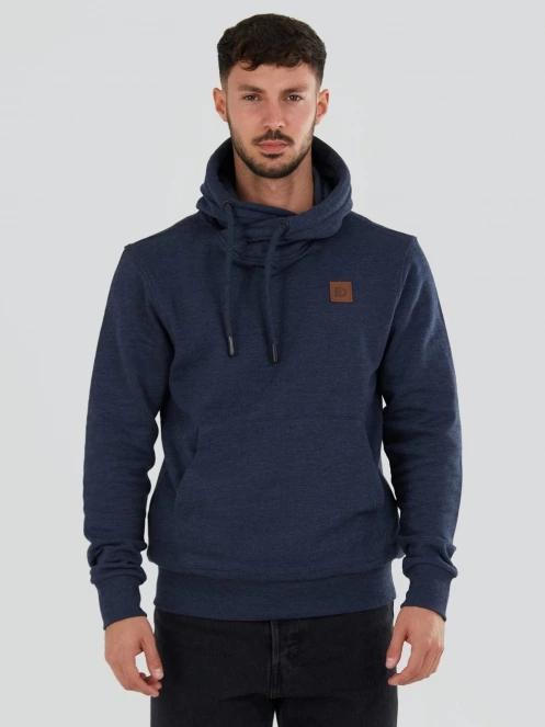 Fundango Conor Hooded Sweatshirt herren kapuzenpullover dunkelblau 2