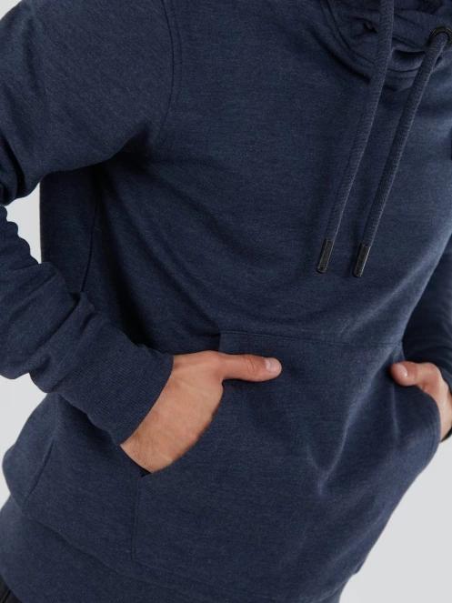 Fundango Conor Hooded Sweatshirt herren kapuzenpullover dunkelblau 6