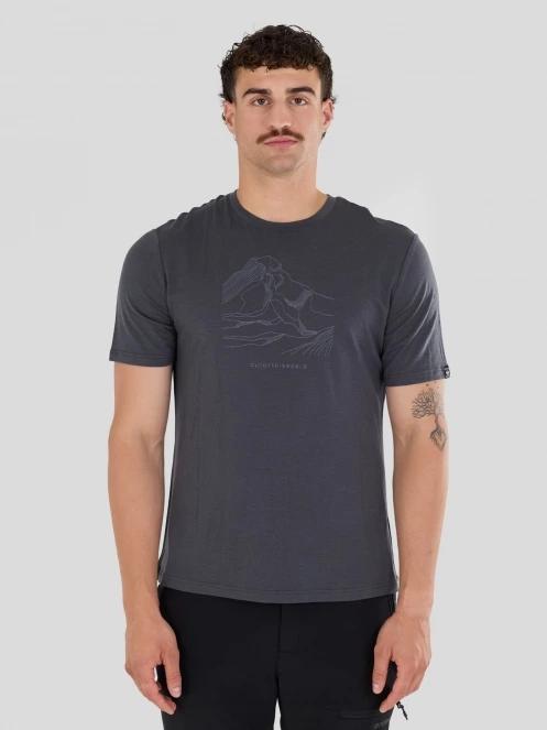 Fundango Wanaka Merino T-shirt herren t-shirt grau 2