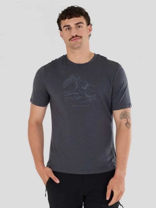 Fundango Wanaka Merino T-shirt herren t-shirt grau 6