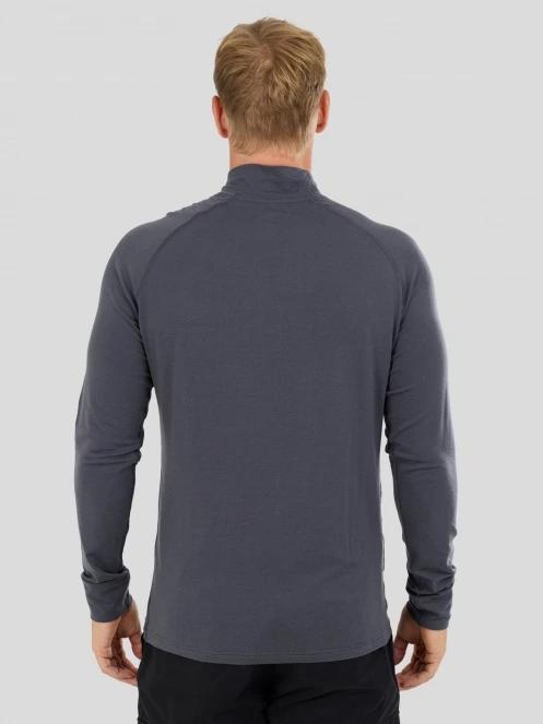 Fundango Temuka Merino Halfzip herren funktionsshirt grau 3