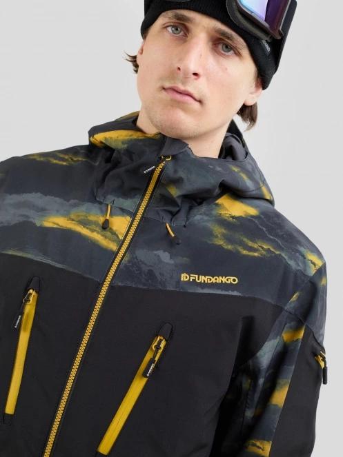 Fundango Privet Allmountain Jacket herren skijacke Schwarz 8
