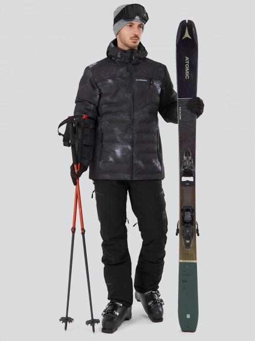 Fundango Fairfield Padded Jacket herren gesteppt skijacke Schwarz 4