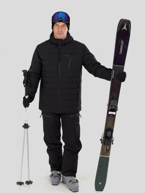 Fundango Fairfield Padded Jacket herren gesteppt skijacke Schwarz 4