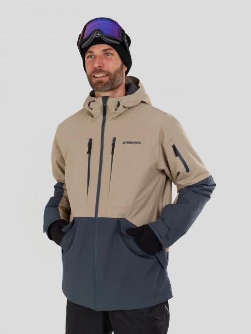 Fundango Baily ECO Allmountain Jacket herren skijacke sand 2