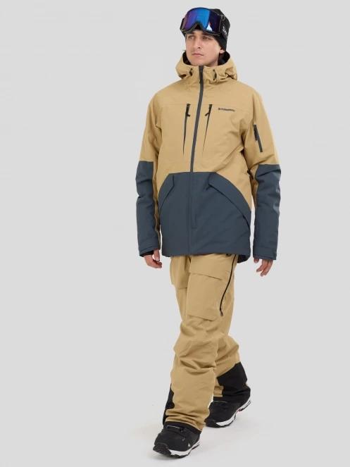 Fundango Baily ECO Allmountain Jacket herren skijacke sand 4