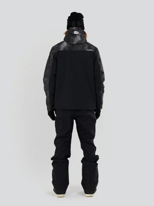 Fundango Tilbury ECO Logo Anorak herren skijacke Schwarz 3