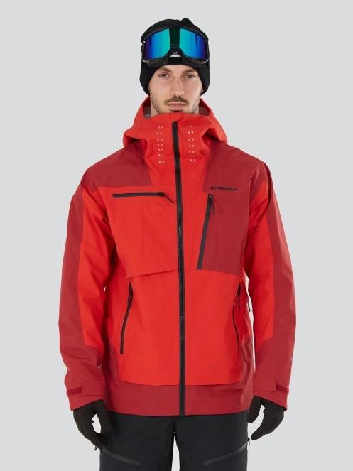 Fundango Manota 3L Shell Jacket herren skijacke rot 2