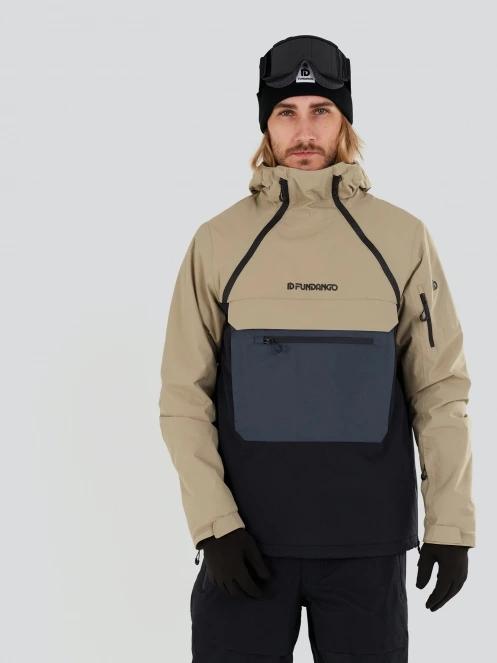 Fundango Hydra ECO Anorak herren skijacke sand 2