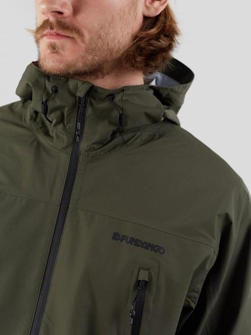 Fundango Piorini II  Waterproof Jacket herren regenmantel oliv 6