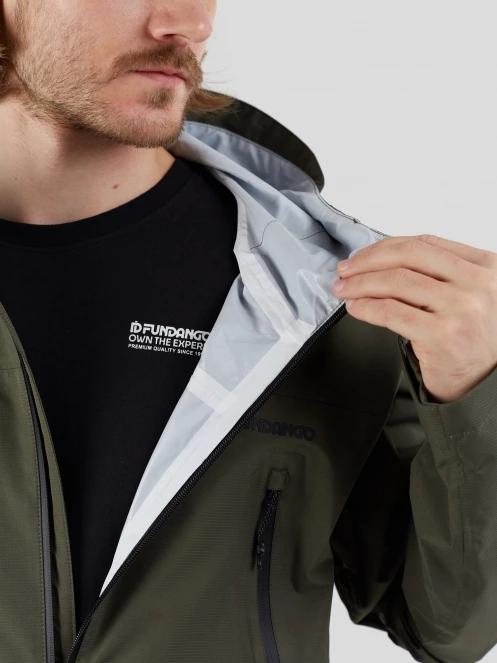 Fundango Piorini II  Waterproof Jacket herren regenmantel oliv 9