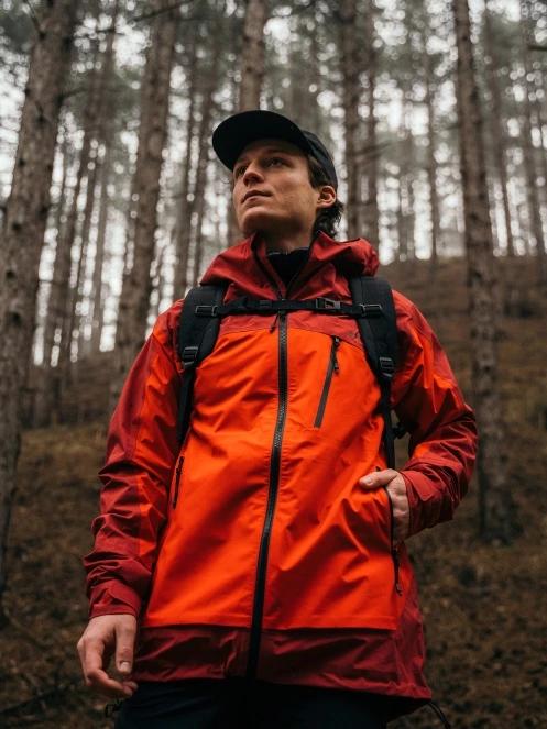 Fundango Levy 3L Jacket herren hard shell-jacke rot 13