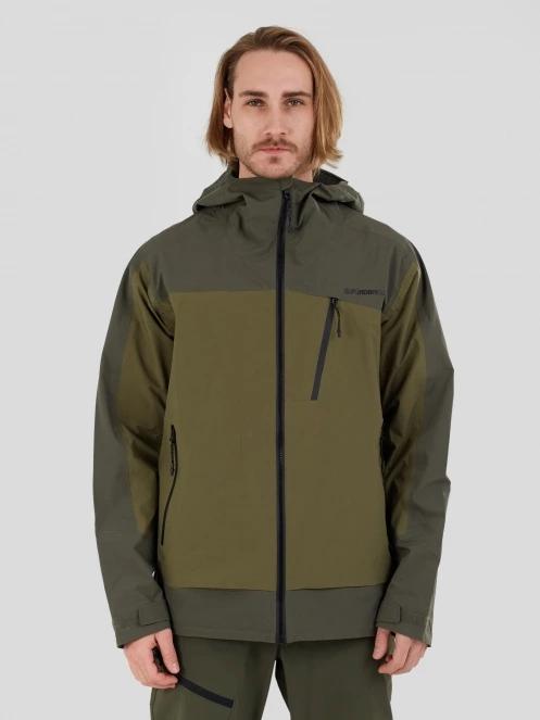 Fundango Levy 3L Jacket herren hard shell-jacke grün 2
