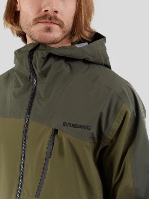 Fundango Levy 3L Jacket herren hard shell-jacke grün 6