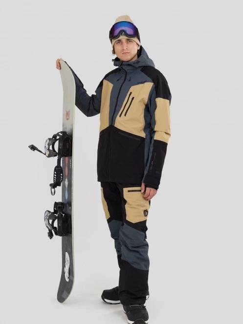 Fundango Rigel ECO 3L Jacket herren hard shell-jacke sand 4