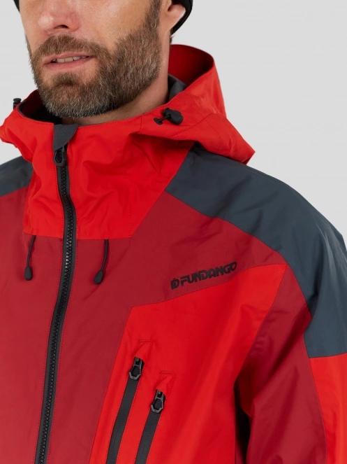 Fundango Rigel ECO 3L Jacket herren hard shell-jacke rot 8