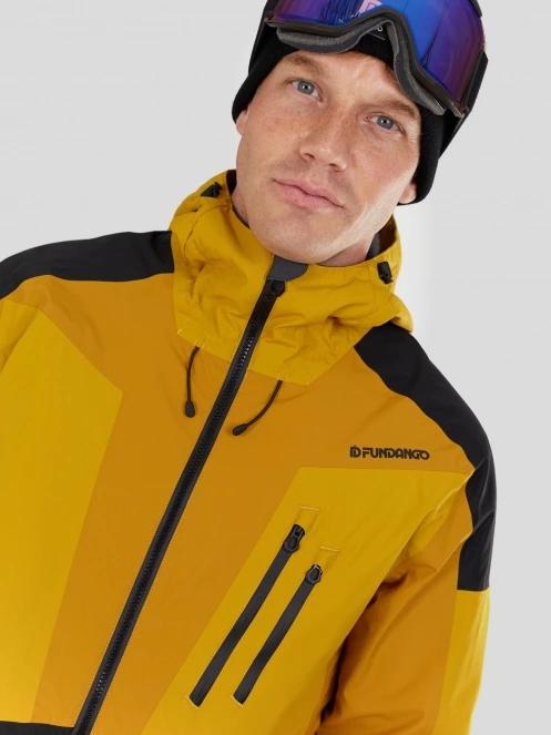 Fundango Rigel ECO 3L Jacket herren hard shell-jacke gelb 9