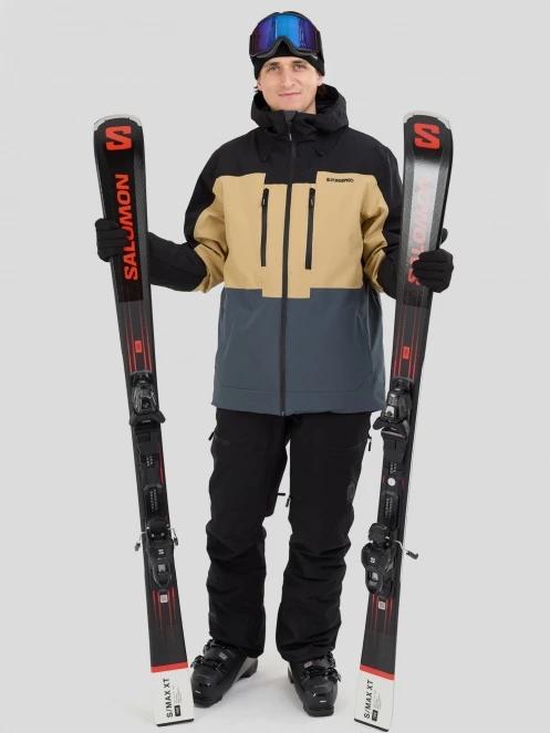 Fundango Nelson Allmountain Jacket herren skijacke sand 4