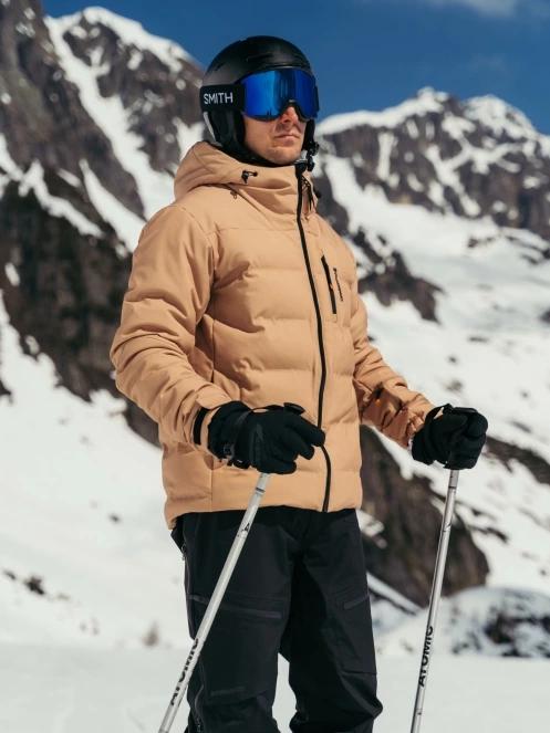 Fundango Portage Padded Jacket herren gesteppt skijacke sand 10