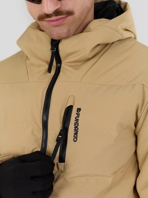 Fundango Portage Padded Jacket herren gesteppt skijacke sand 7