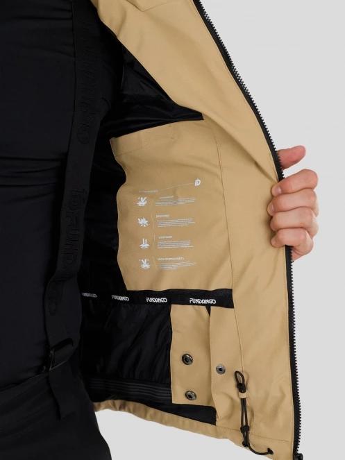 Fundango Portage Padded Jacket herren gesteppt skijacke sand 9