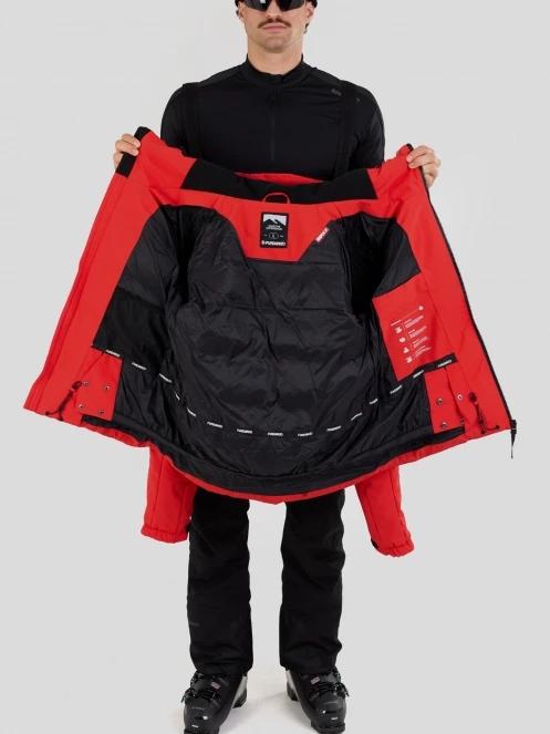 Fundango Portage Padded Jacket herren gesteppt skijacke rot 5