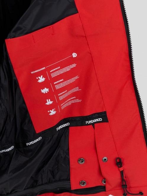 Fundango Portage Padded Jacket herren gesteppt skijacke rot 9
