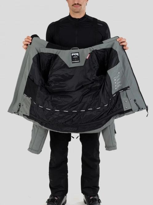 Fundango Portage Padded Jacket herren gesteppt skijacke grün 5