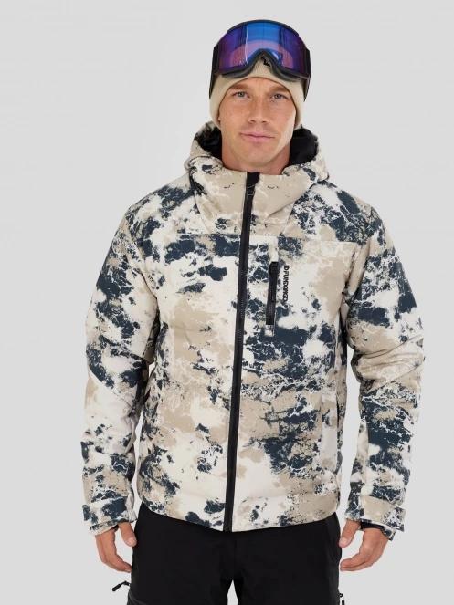 Fundango Portage Padded Jacket herren gesteppt skijacke sand 2