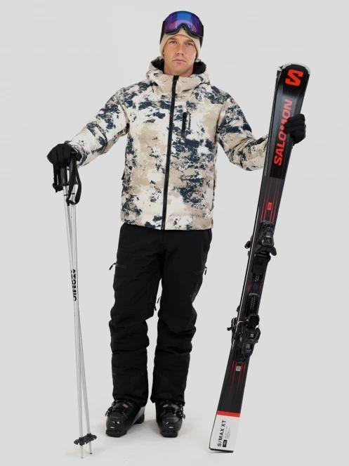 Fundango Portage Padded Jacket herren gesteppt skijacke sand 4