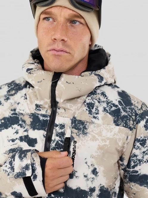Fundango Portage Padded Jacket herren gesteppt skijacke sand 9