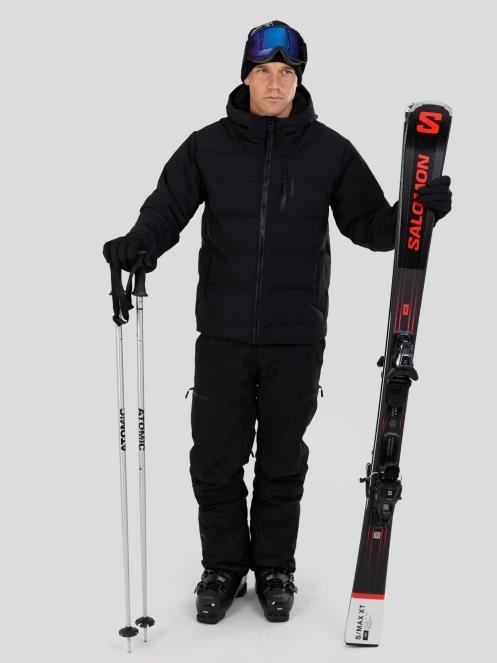 Fundango Portage Padded Jacket herren gesteppt skijacke Schwarz 4