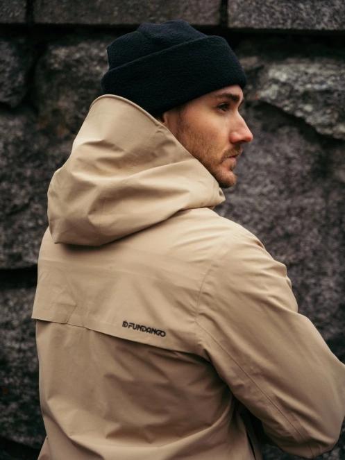 Fundango Nankin M ECO 3L Jacket herren hard shell-jacke sand 11