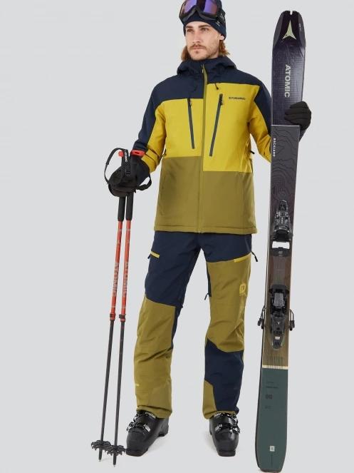 Fundango Teak Colourblock Pants herren skihose grün 4
