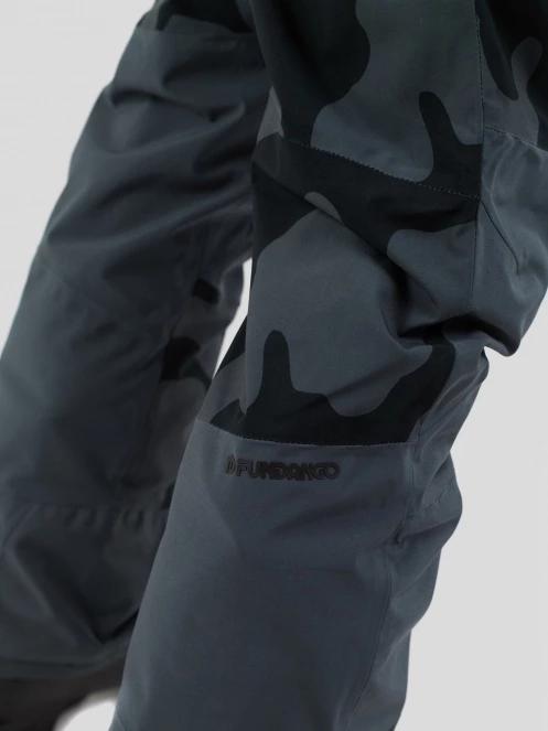 Fundango Teak Colourblock Pants herren skihose grau 5