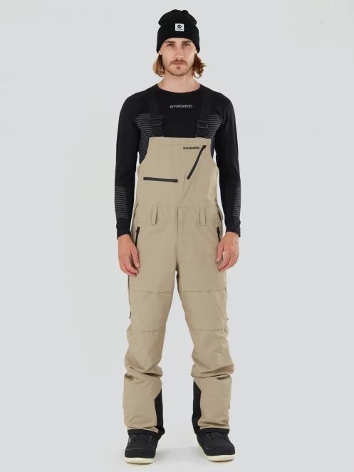 Fundango Benton 3L Bib Pants herren skihose sand 2