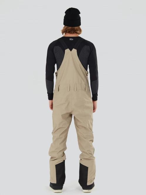 Fundango Benton 3L Bib Pants herren skihose sand 3