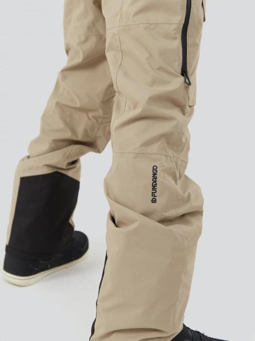 Fundango Benton 3L Bib Pants herren skihose sand 9